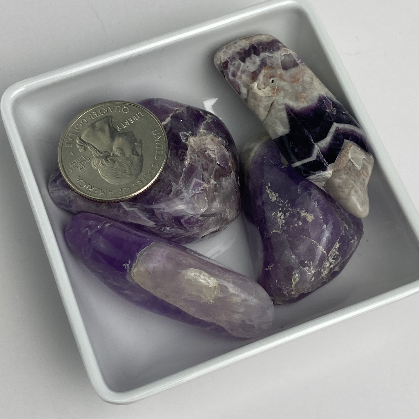 Amethyst Large Tumbled Pocket Stone