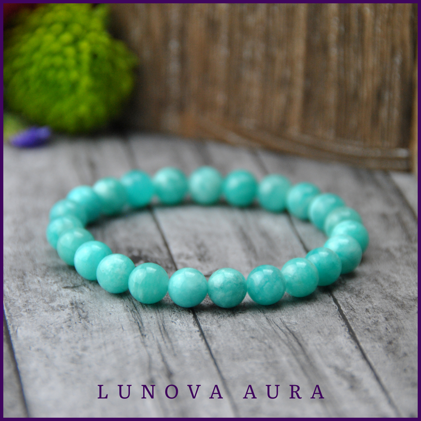 Amazonite (High Quality) 8mm Gemstone Bracelet