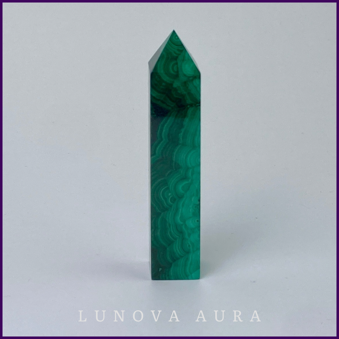 Malachite Crystal Point #0001