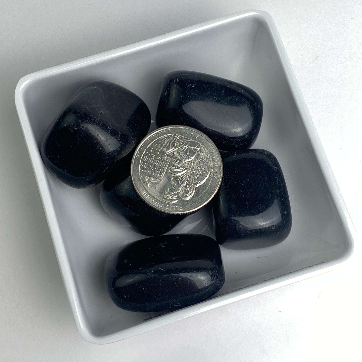 Black Obsidian Tumbled Pocket Stone