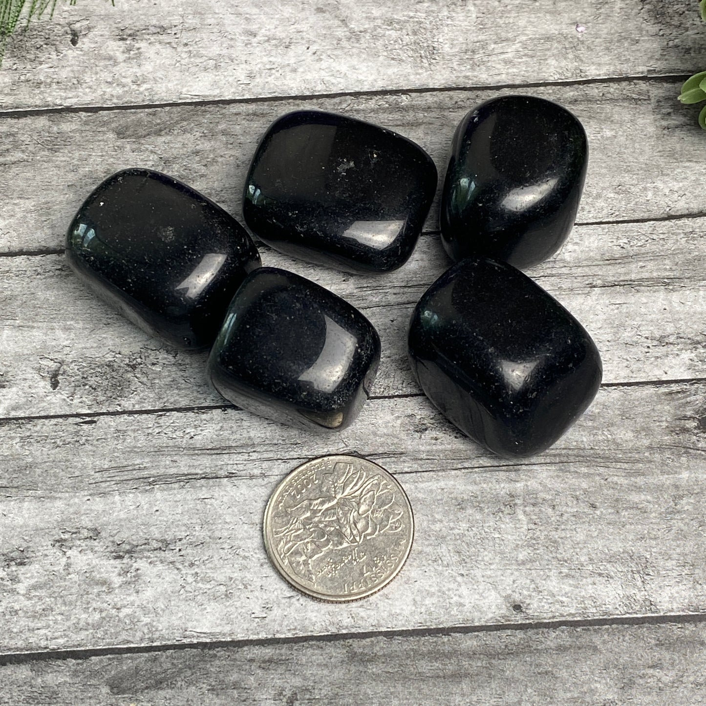 Black Obsidian Tumbled Pocket Stone