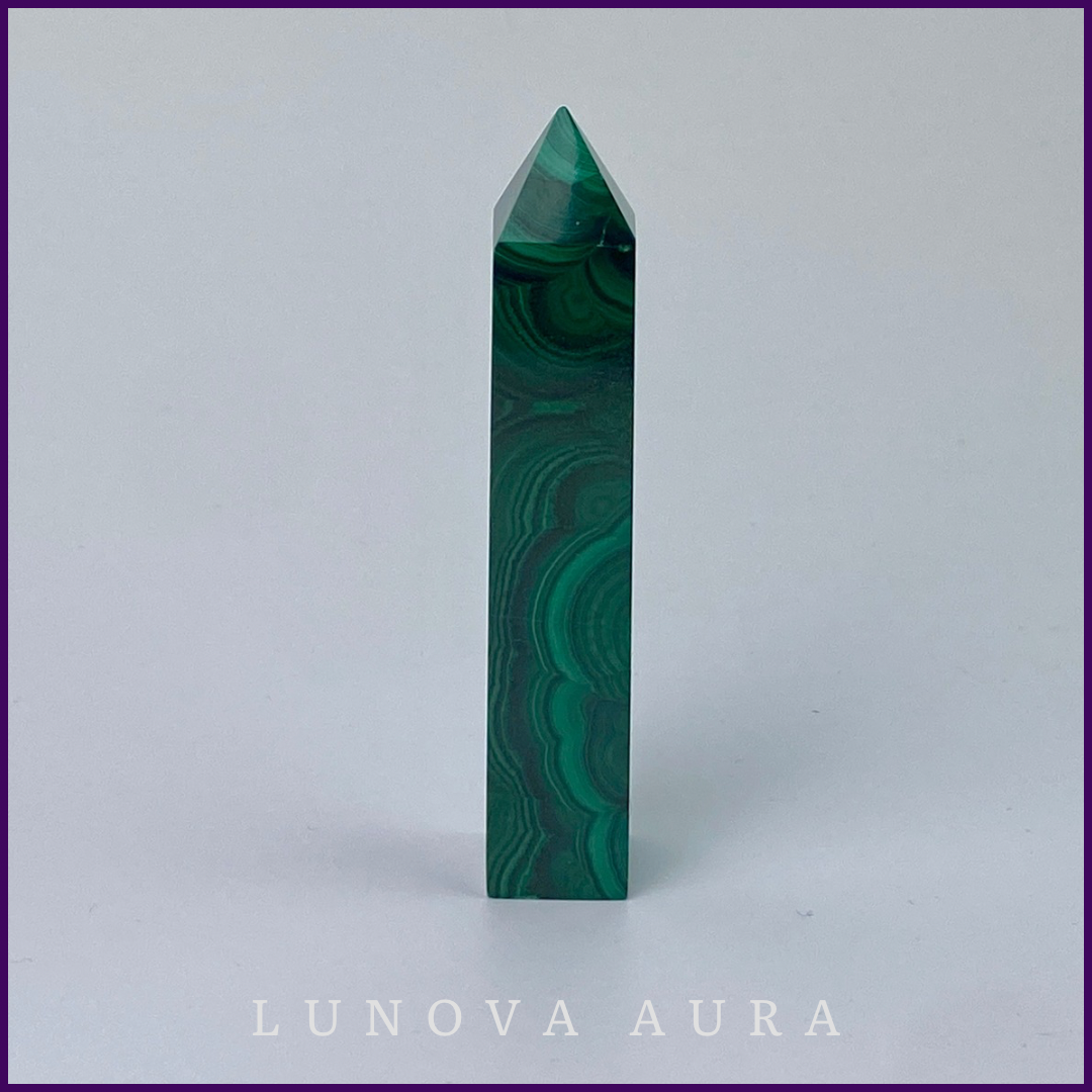 Malachite Crystal Point #0001