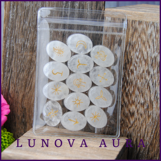 Clear Quartz Runes