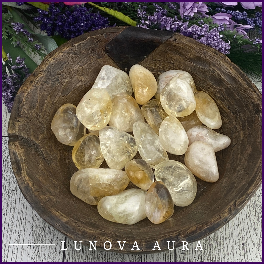 Citrine Tumbled Pocket Stone