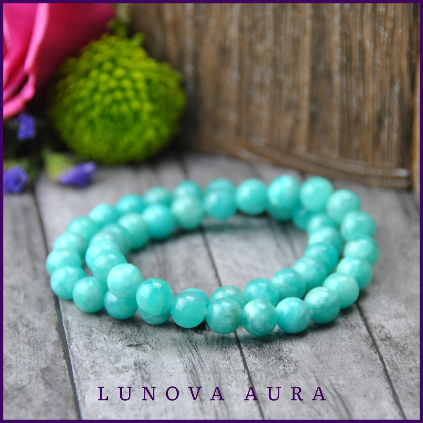 Amazonite (High Quality) 8mm Gemstone Bracelet