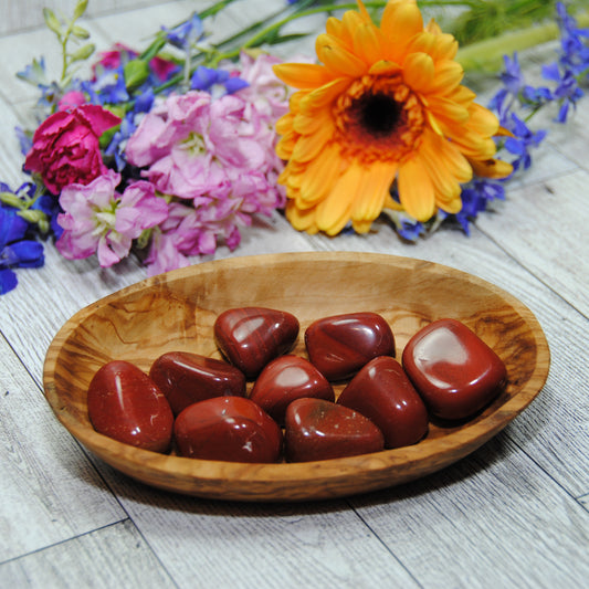 Red Jasper Tumbled Pocket Stone