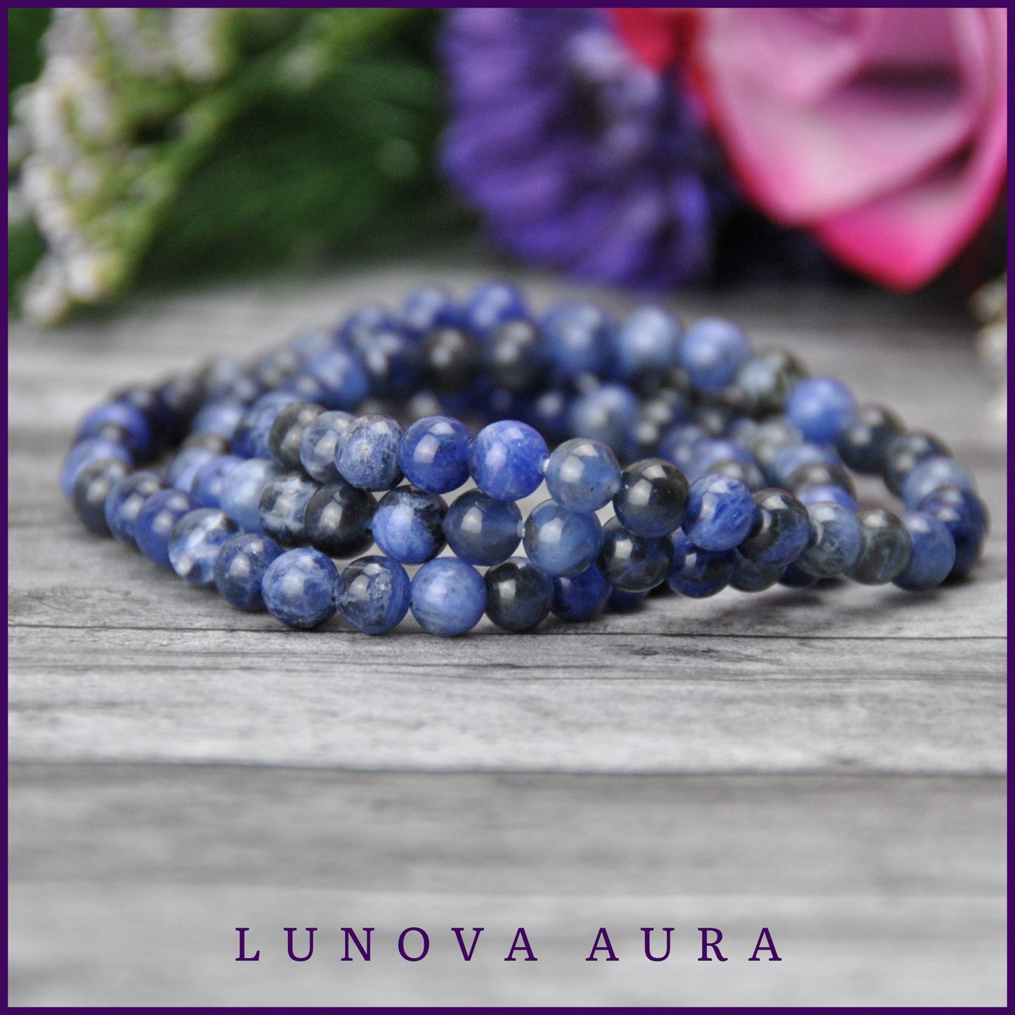 Sodalite 6mm Gemstone Bracelet