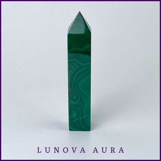 Malachite Crystal Point #0002