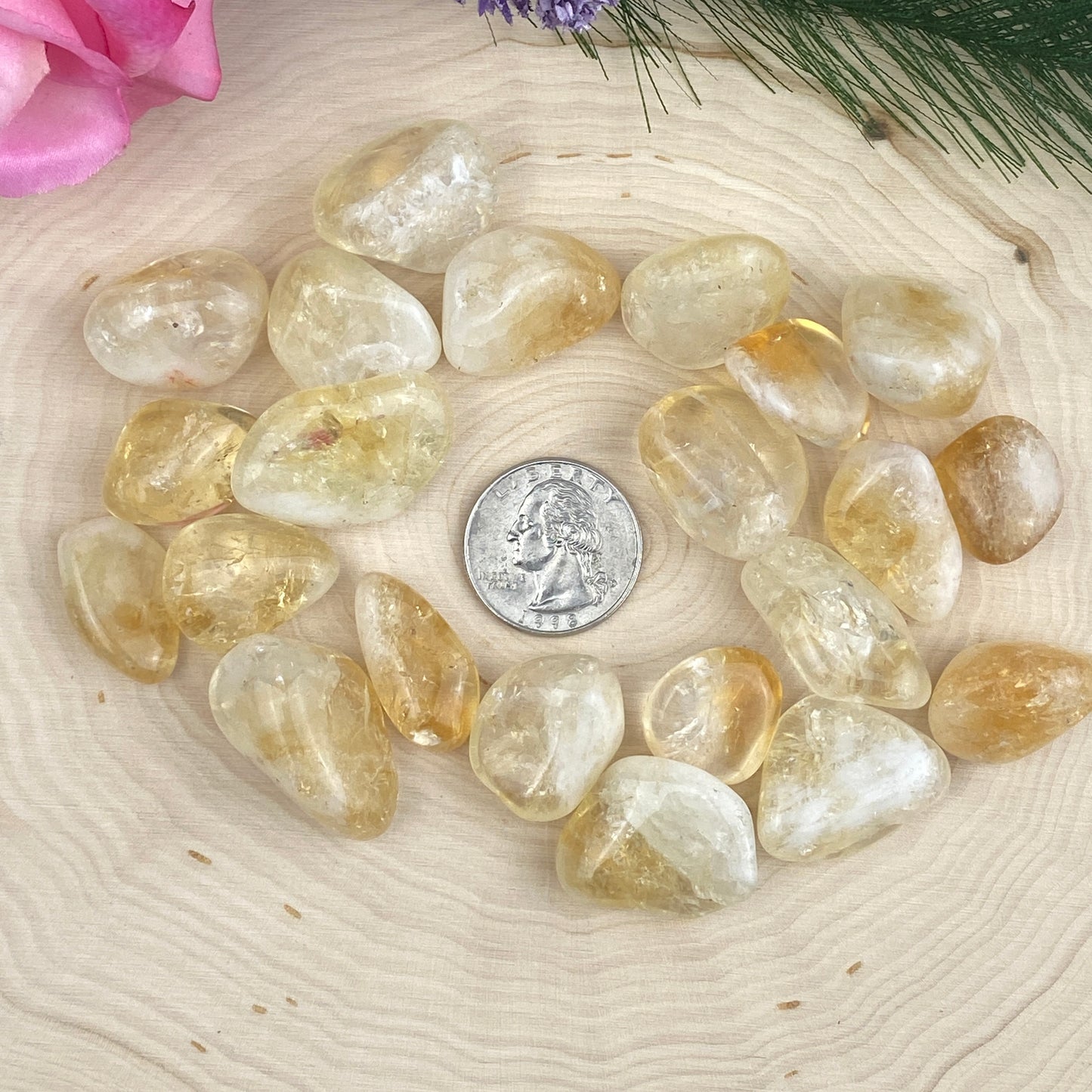 Citrine Tumbled Pocket Stone