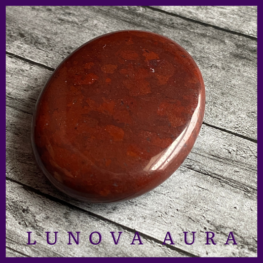 Red Jasper Palm Stone