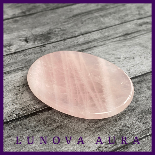 Rose Quartz Worry Stone