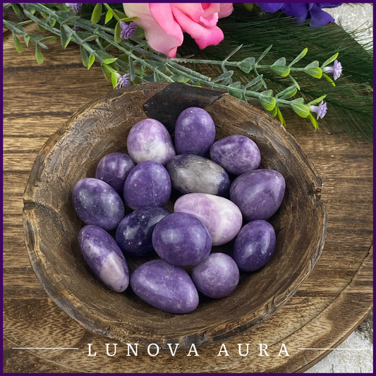 Lepidolite Tumbled Pocket Stone