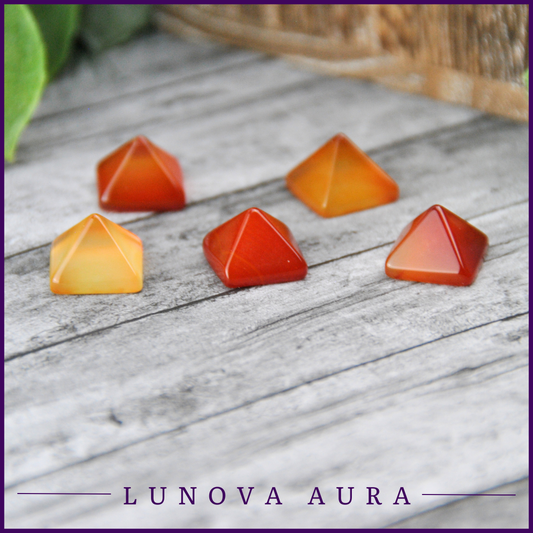 Carnelian Mini Pyramid