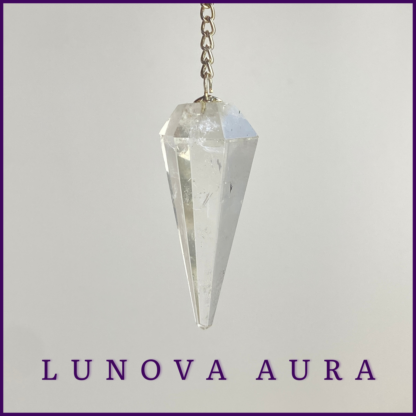 Clear Quartz Large Pendulum