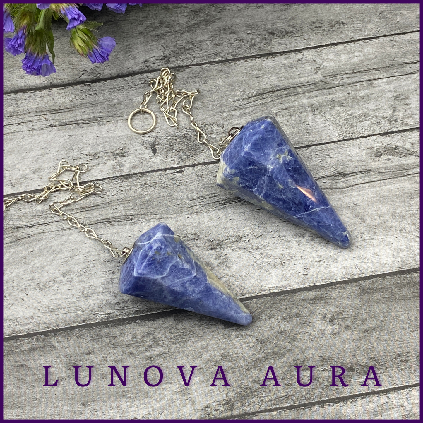 Sodalite Large Pendulum