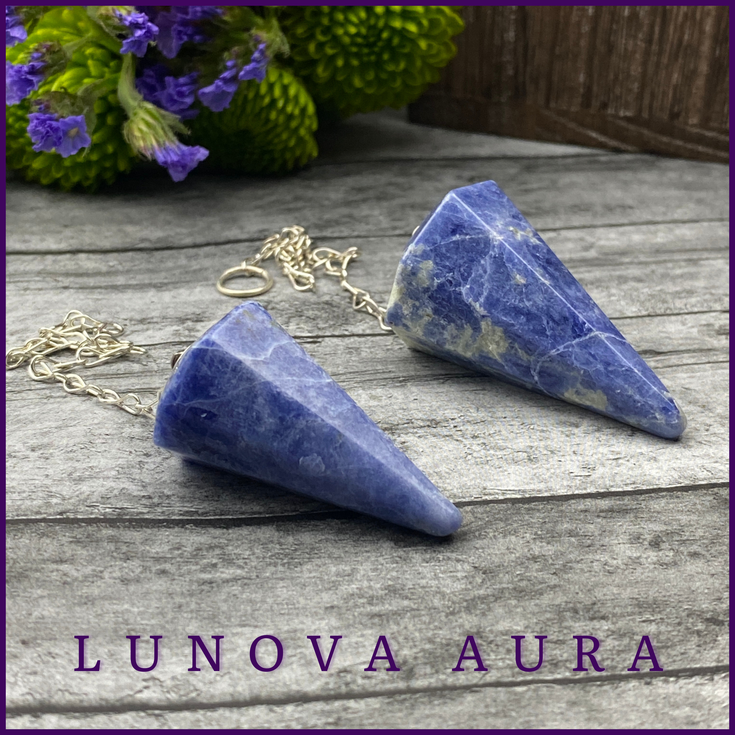 Sodalite Large Pendulum