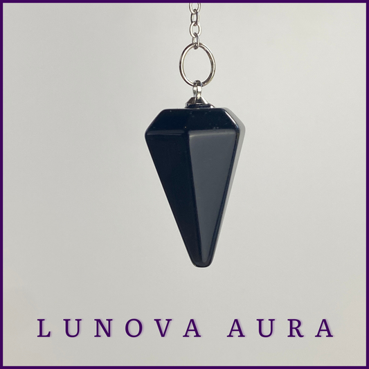 Black Obsidian Small Pendulum