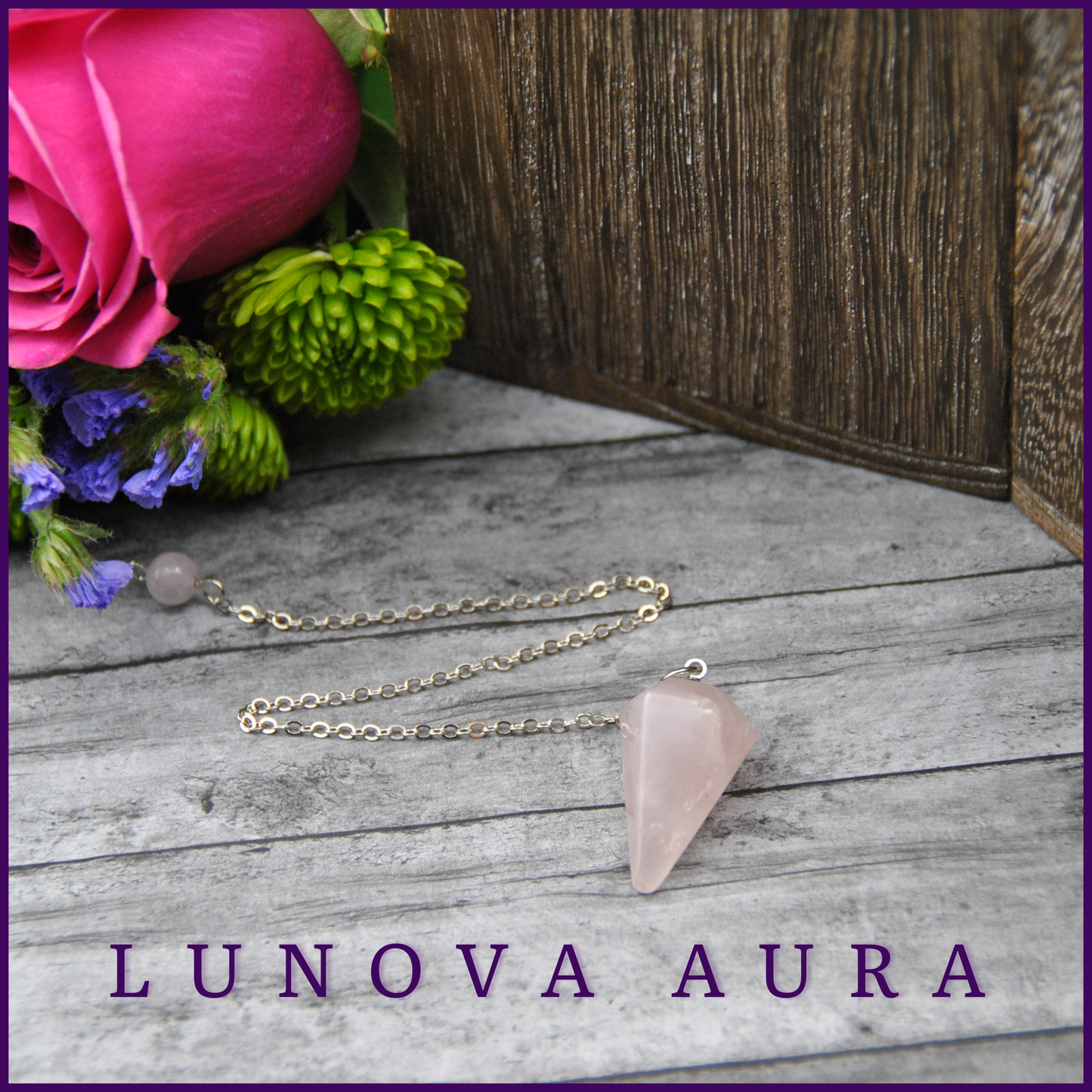 Rose Quartz Small Pendulum