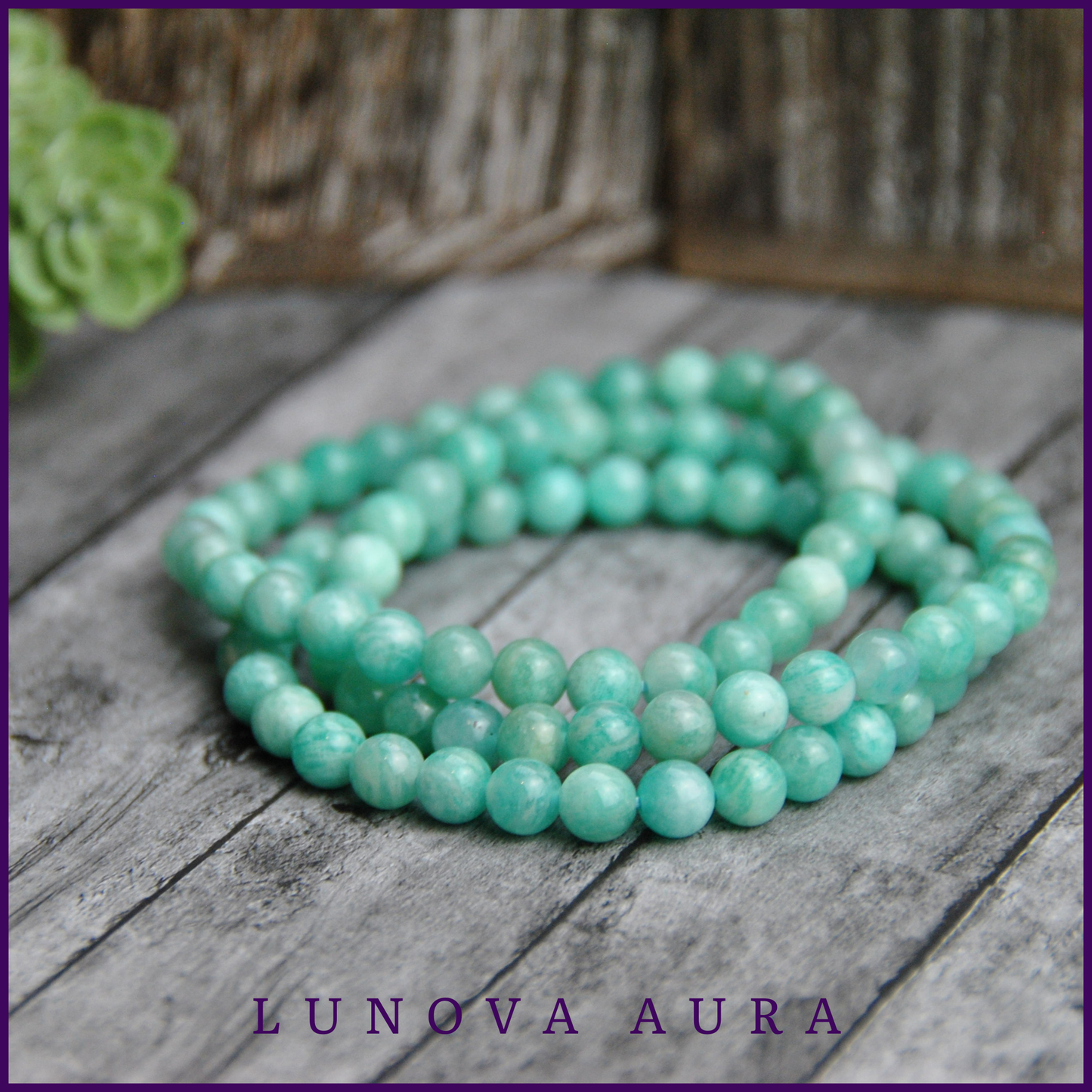 Amazonite (High Quality) 6mm Gemstone Bracelet