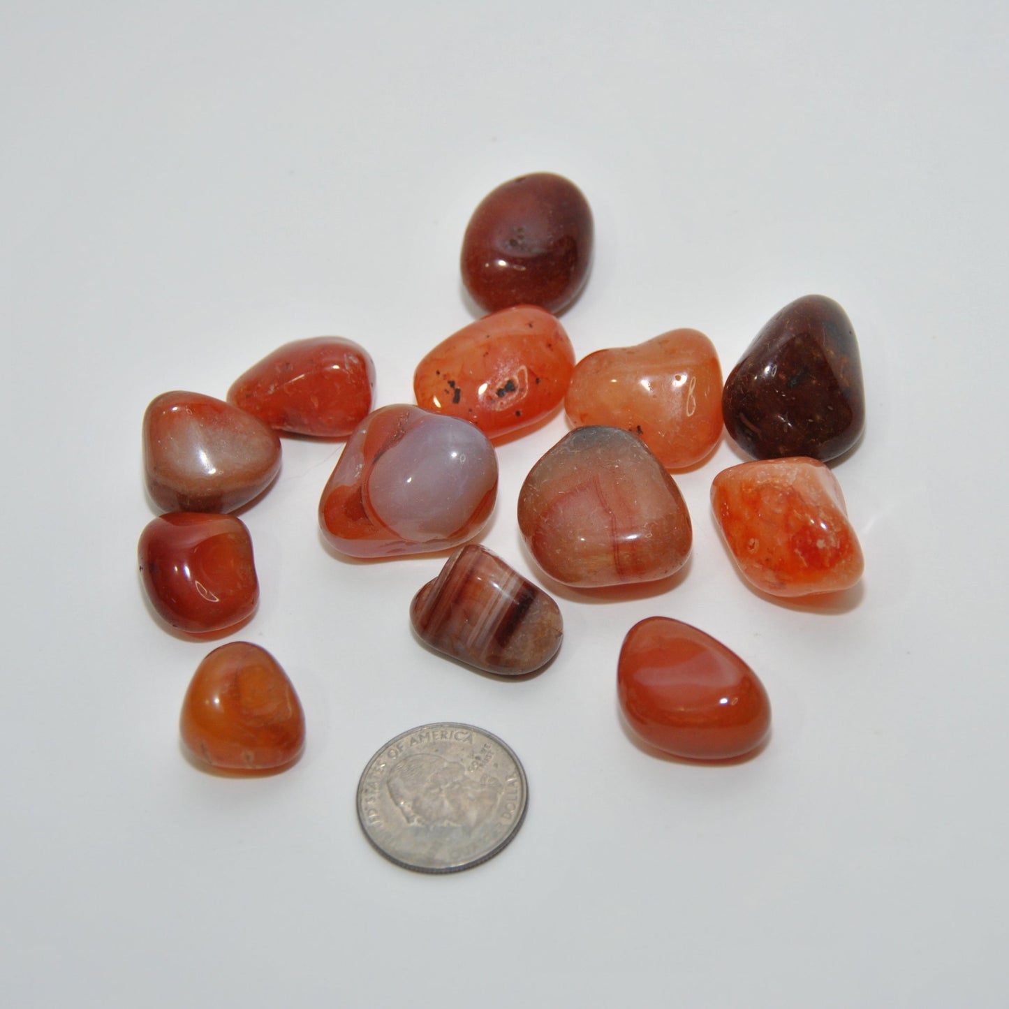 Carnelian Tumbled Pocket Stone