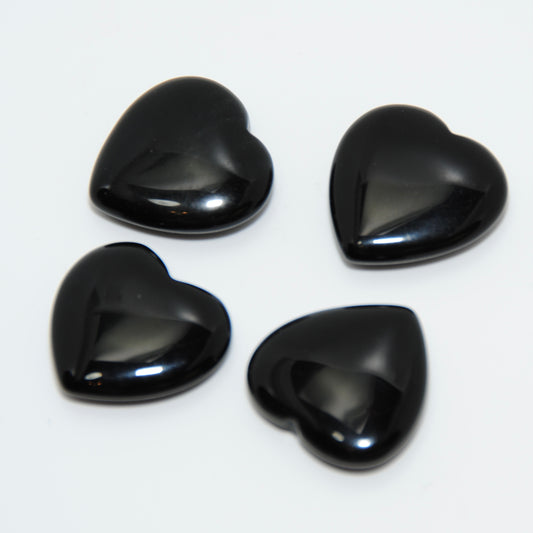 Black Obsidian Heart Carving