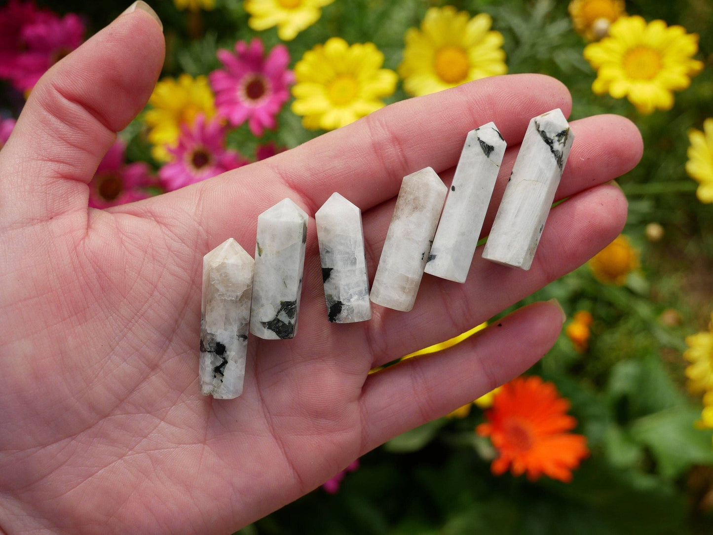 Rainbow Moonstone Mini Points